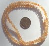 16 inch strand 4mm Carnelian Beads